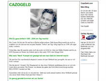 Tablet Screenshot of cazogeld.com